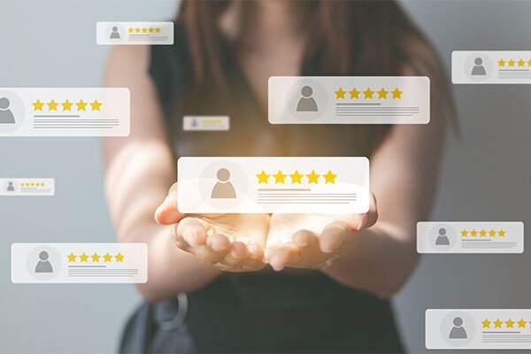 Reviews Chat Bubbles
