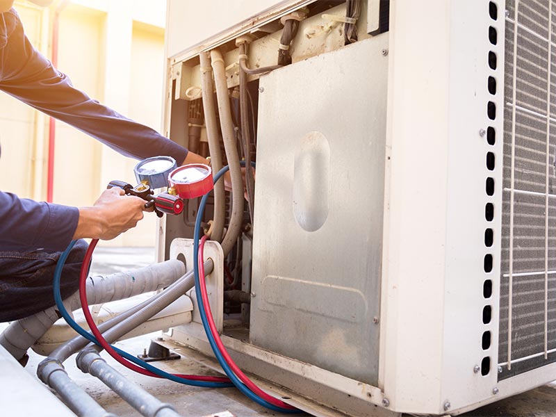 monitoring an ac unit